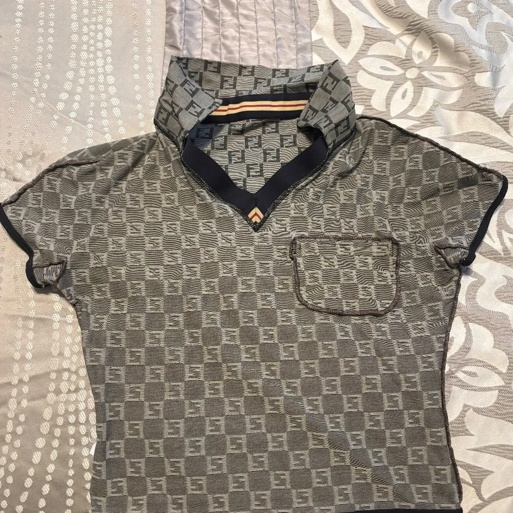 90s Fendi Zucca Polo - Picture 7 of 7